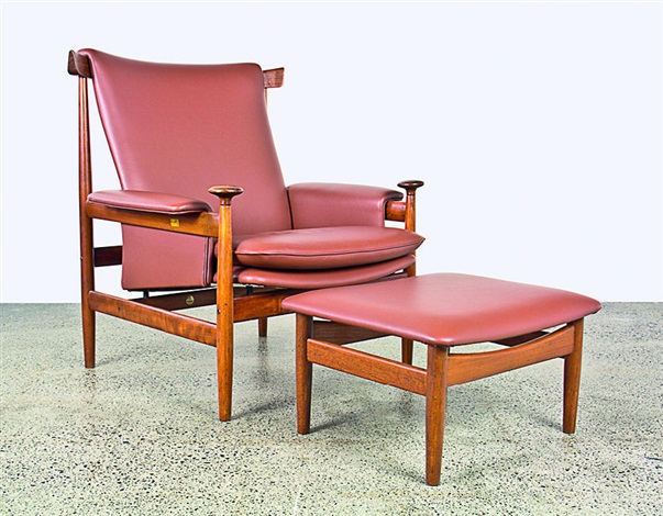 Bwana chair model 152 Bwana ottoman model 152 2 works by Finn